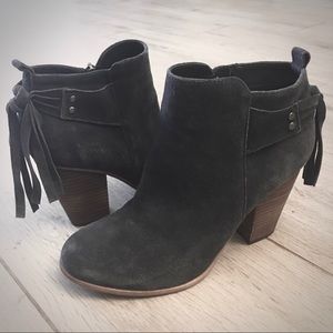 🔵 Blue Leather Michael Shannon Booties